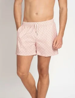 Classic Swim Shorts Rose Chevron - Badbyxor