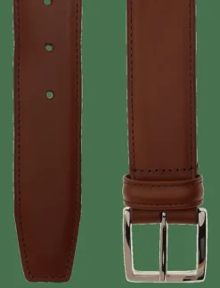Classic Tan Stitched Belt - Skärp
