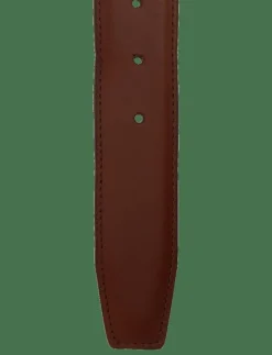 Classic Tan Stitched Belt - Skärp