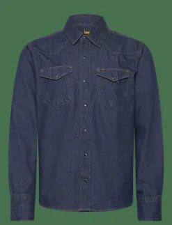 CLEAN REG WESTERN - Jeansskjortor