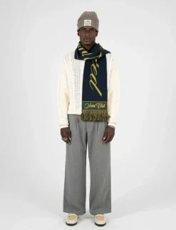 Clubhouse Jaquard Scarf Navy - Halsdukar