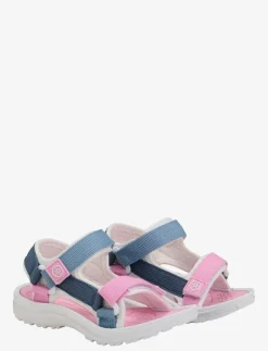 Colorblock sandals W. Velcro - Sandaler