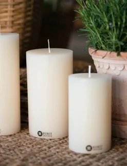 Coloured Handcrafted pillar Candle - Blockljus
