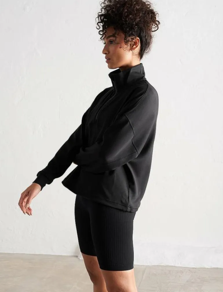 Comfy Modal Half Zip - Skjortor