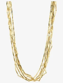 CONNECT necklace gold-plated - Kedjehalsband