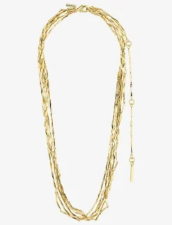 CONNECT necklace gold-plated - Kedjehalsband