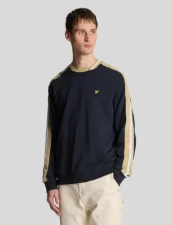 Contrast Taped Sweatshirt - Sweatshirts