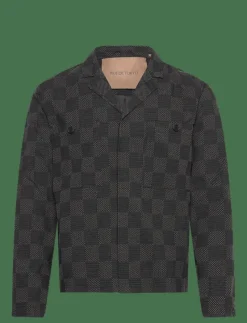 COSIMO JAPANESE SASHIKO CHECK - Jackor & rockar