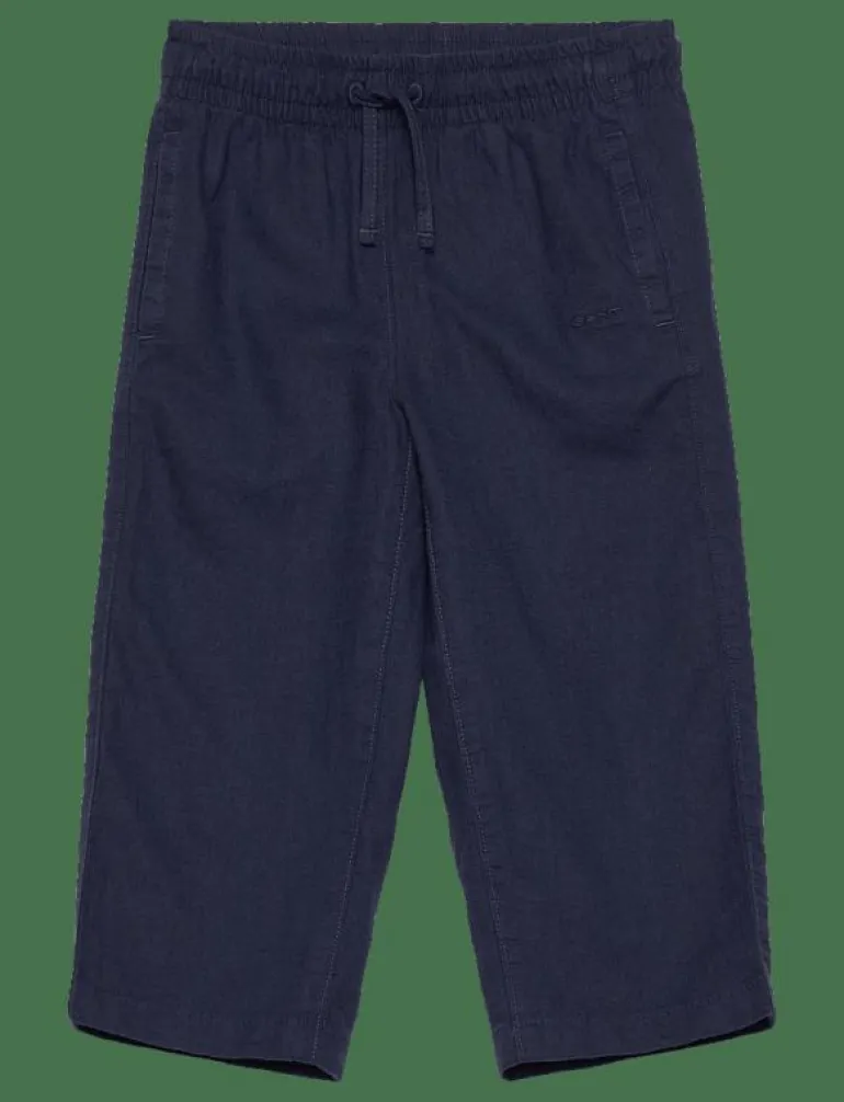 COTTON LINEN PANTS - Byxa