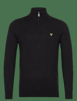 Cotton Merino Quarter Zip Jumper - Stickat