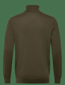 Cotton Merino Turtleneck Jumper - Polokrage