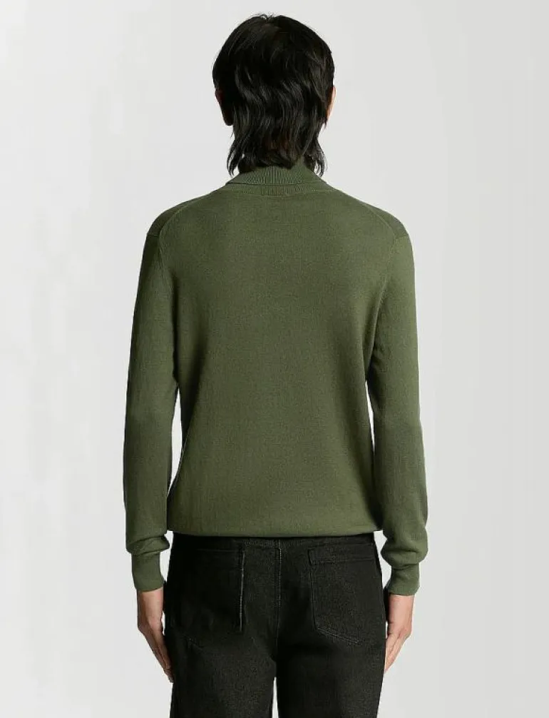 Cotton Merino Turtleneck Jumper - Polokrage