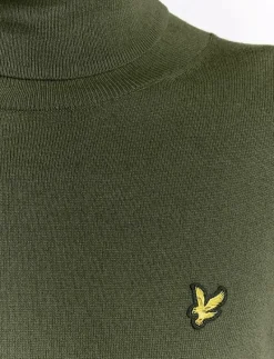 Cotton Merino Turtleneck Jumper - Polokrage