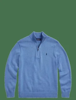 Cotton Quarter-Zip Sweater - Polokrage
