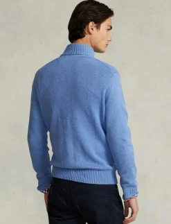 Cotton Quarter-Zip Sweater - Polokrage