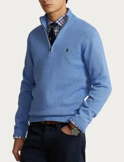 Cotton Quarter-Zip Sweater - Polokrage