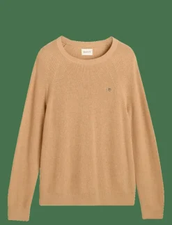 COTTON WOOL RIB C-NECK - Rundhalsad
