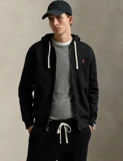 Cotton-Blend-Fleece Hoodie - Hoodies