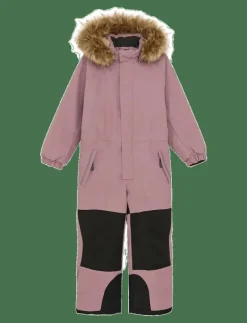 Coverall W. Contrast & Fur - Overaller