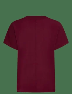 CREPE LIGHT CREW NECK TOP - T-shirts