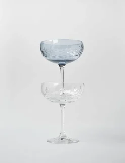 Crispy Sapphire Gatsby - 2 pcs - Champagneglas