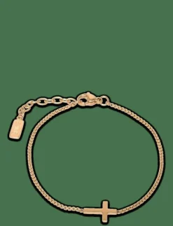 Cross - Bracelet Gold-plated Steel - Armband