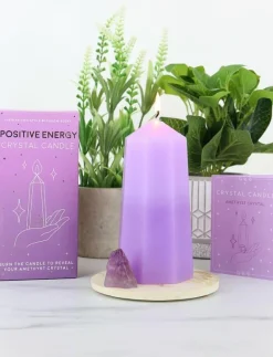 Crystal Candle - Positivity - Blockljus