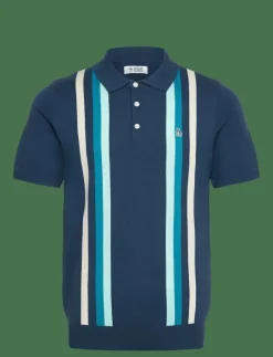 CTTN VERTICAL STRIPE - Kortärmade pikéer
