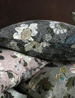Cushion Cover Flower Linen, 50x50cm - Kuddfodral