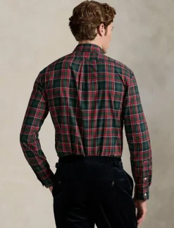 Custom Fit Plaid Twill Shirt - Rutiga skjortor