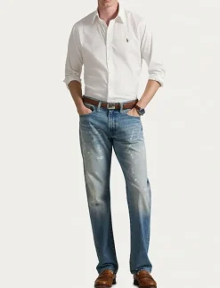 Custom Fit Stretch Oxford Shirt - Oxford-skjortor