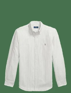 Custom Fit Striped Oxford Shirt - Randiga skjortor