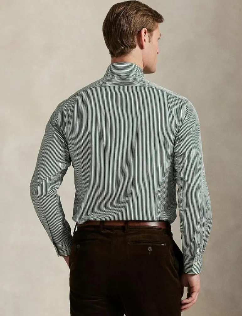 Custom Fit Striped Poplin Shirt - Mönstrade skjortor
