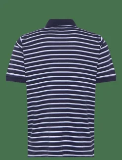 Custom Slim Fit Striped Soft Cotton Polo - Kortärmade pikéer