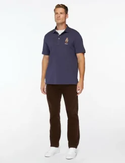 Custom Slim Polo Bear Mesh Polo Shirt - Kortärmade pikéer