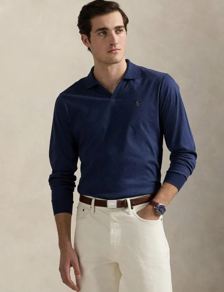 Custom Slim Soft Cotton Polo Shirt - Stickade pikéer