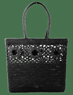 Daffodil Crochet Basket Black - Shoppers