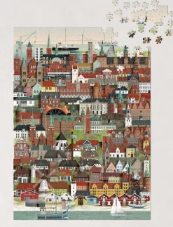 Danmark Jigsaw puzzle (1000 pieces) - Spel & pussel