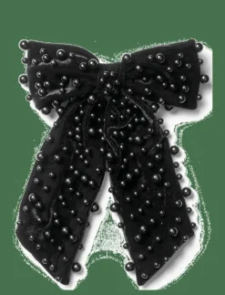 Day Pearly Velvet Bow - Hårnålar