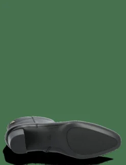 Demi Burnished Leather Bootie - Ankelboots med klack