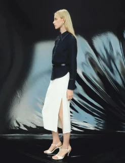 Denim shirt with seams - Jeansskjortor