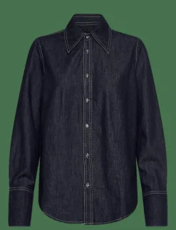 Denim shirt with seams - Jeansskjortor