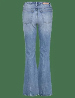 DEVON KICK HYPNOSIS MID VINTAGE INDIGO - Utsvängda jeans