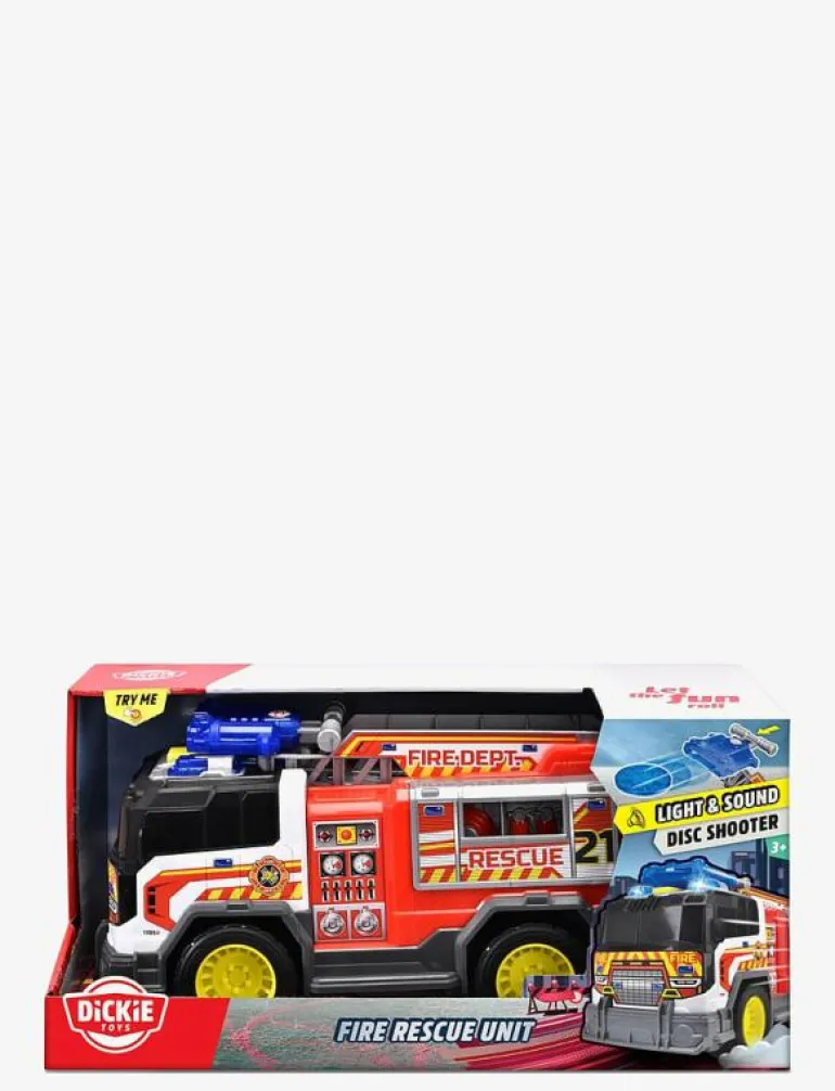 Dickie Toys Fire Rescue Unit, 30 cm - Leksaksbil