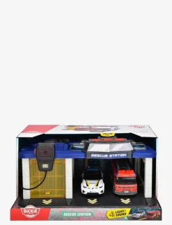Dickie Toys Norwegian Rescue Station with 2 Vehicles - Leksaksbil