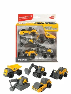 Dickie Toys 5-Pack Volvo Anläggningsfordon - Leksaksfordon