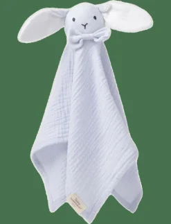 Diinglisar, Snuttefilt, Kanin, Muslin, babyblå - Muslindukar