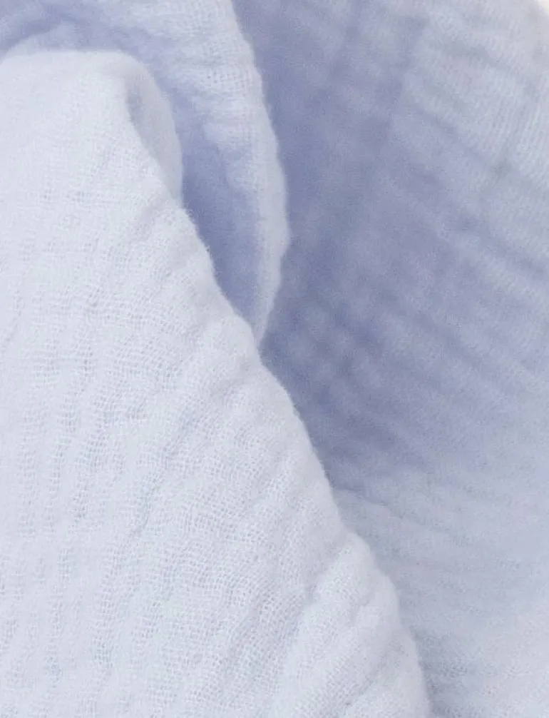 Diinglisar, Snuttefilt, Kanin, Muslin, babyblå - Muslindukar