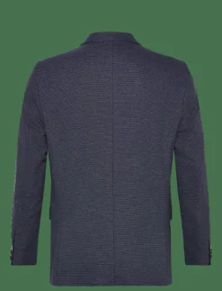 Dobby stretch blazer - Enkelknäppta kavajer