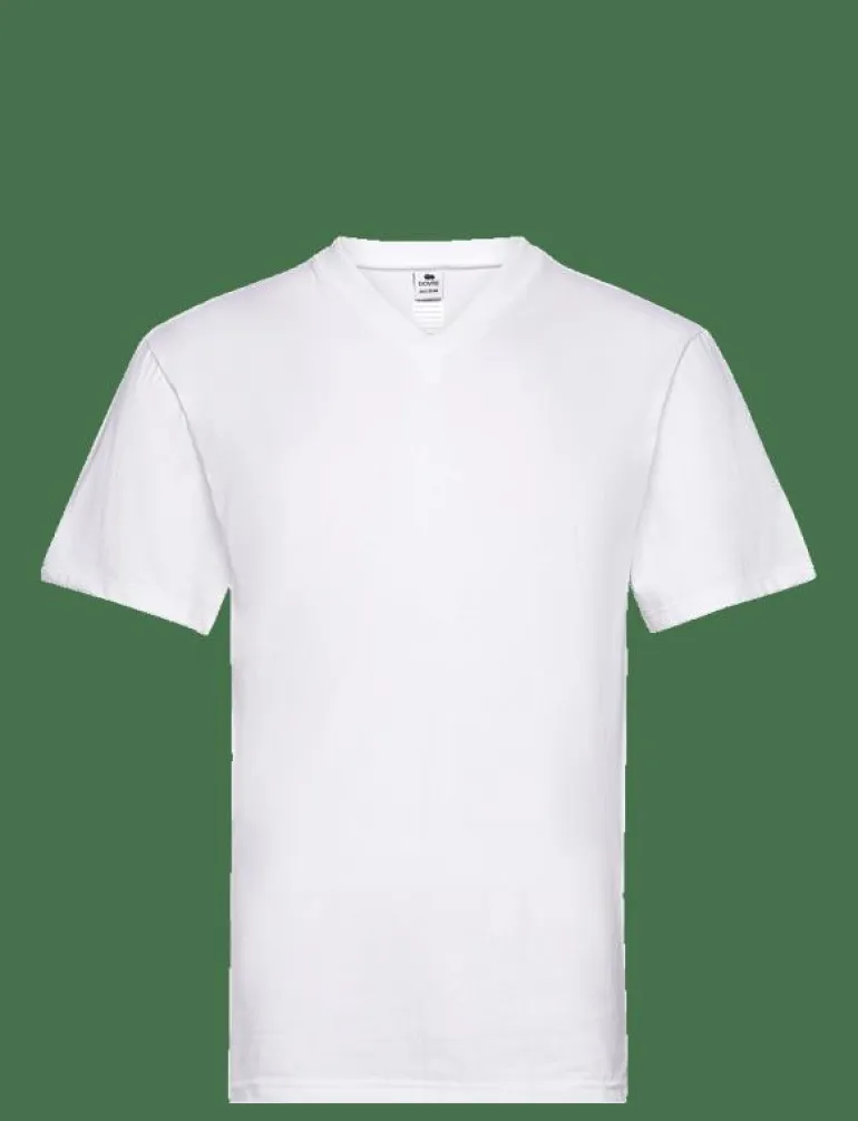 Dovre T-shirts V-neck organic. - Pyjamasöverdelar